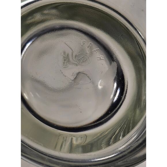 Fleur-de-Lis Embossed Clear Glasses - Set of 2 - Picture 4 of 8